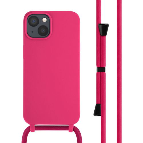 Imoshion Coque En Silicone Avec Cordon Iphone 14 Rose Fluo