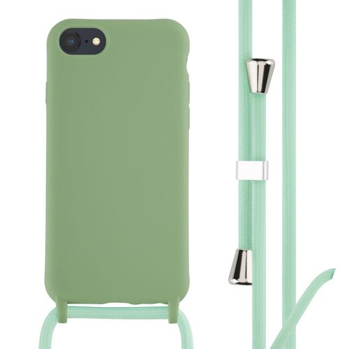 Imoshion Coque En Silicone Avec Cordon Iphone Se (2022 / 2020) / 8 / 7 Vert
