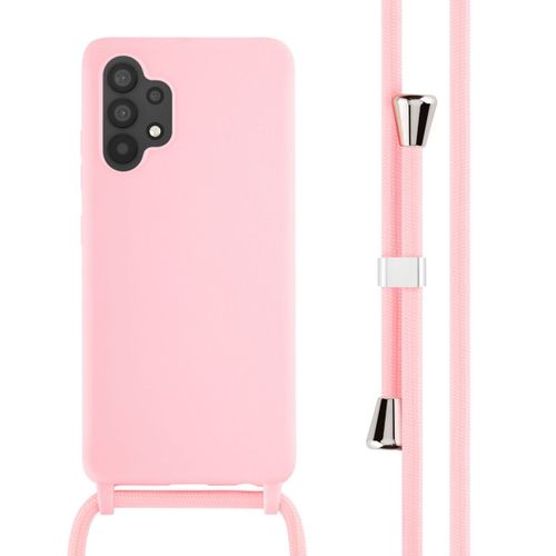 Imoshion Coque En Silicone Avec Cordon Samsung Galaxy A32 (4g) Rose