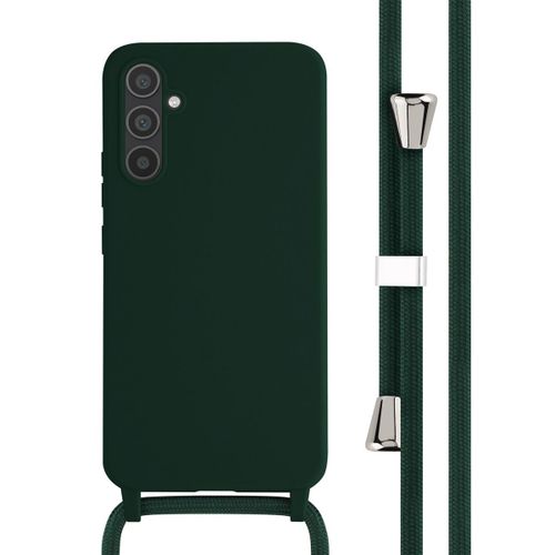 Imoshion Coque En Silicone Avec Cordon Samsung Galaxy A34 (5g) Vert Fonc