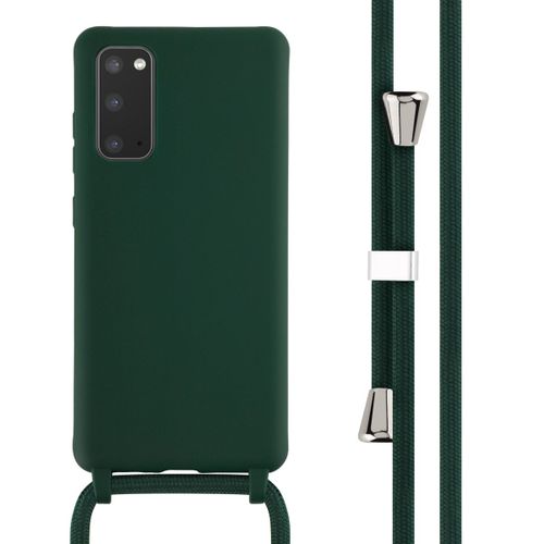 Imoshion Coque En Silicone Avec Cordon Samsung Galaxy S20 Fe Vert Fonc
