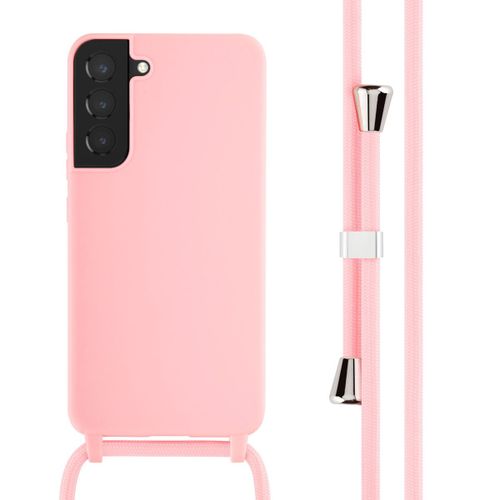Imoshion Coque En Silicone Avec Cordon Samsung Galaxy S22 Plus Rose