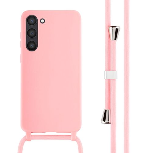 Imoshion Coque En Silicone Avec Cordon Samsung Galaxy S23 Plus Rose
