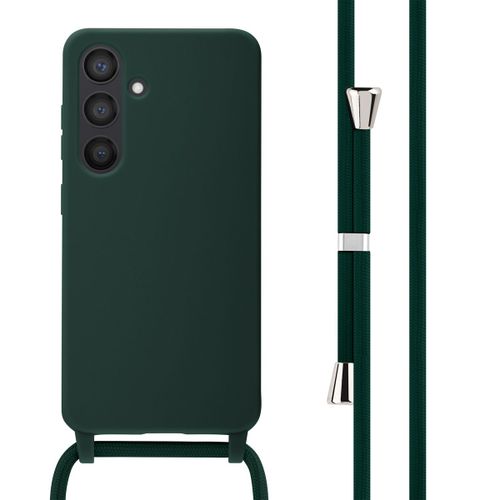 Imoshion Coque En Silicone Avec Cordon Samsung Galaxy S24 Vert Fonc