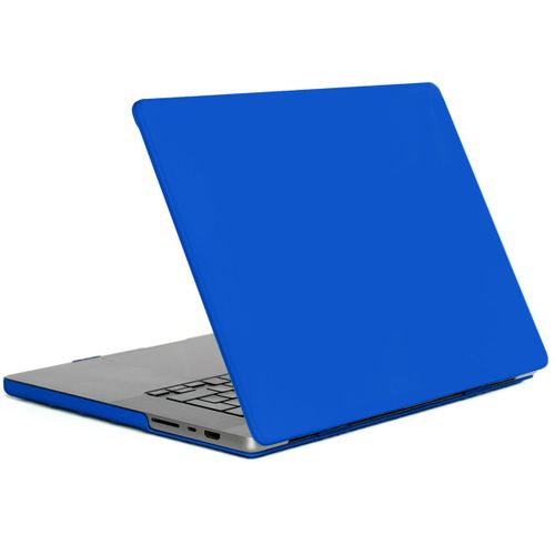 iMoshion Coque rigide MacBook Pro 16 pouces (2021) / Pro 16 pouces (2023) M3 chip A2485 / A2780 / A2919 Cobalt Blue