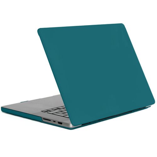 iMoshion Coque rigide MacBook Pro 16 pouces (2021) / Pro 16 pouces (2023) M3 chip A2485 / A2780 / A2919 Petrol Green