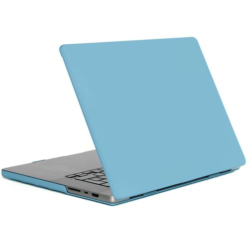 iMoshion Coque rigide MacBook Pro 16 pouces (2021) / Pro 16 pouces (2023) M3 chip A2485 / A2780 / A2919 Soft Blue