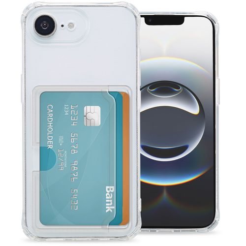 Imoshion Coque Silicone Avec Porte-Cartes Iphone 16e Transparent