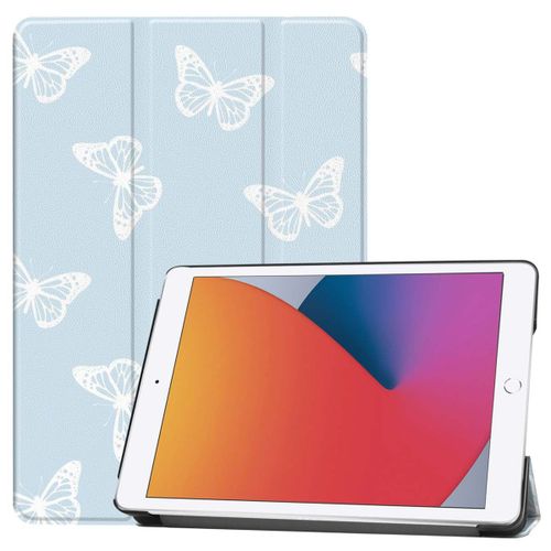 Imoshion Coque Tablette Design Trifold Ipad 9 (2021) 10.2 Pouces / Ipad 8 (2020) 10.2 Pouces / Ipad 7 (2019) 10.2 Pouces Butterfly