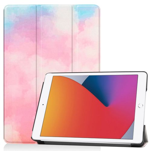 Imoshion Coque Tablette Design Trifold Ipad 9 (2021) 10.2 Pouces / Ipad 8 (2020) 10.2 Pouces / Ipad 7 (2019) 10.2 Pouces Sky