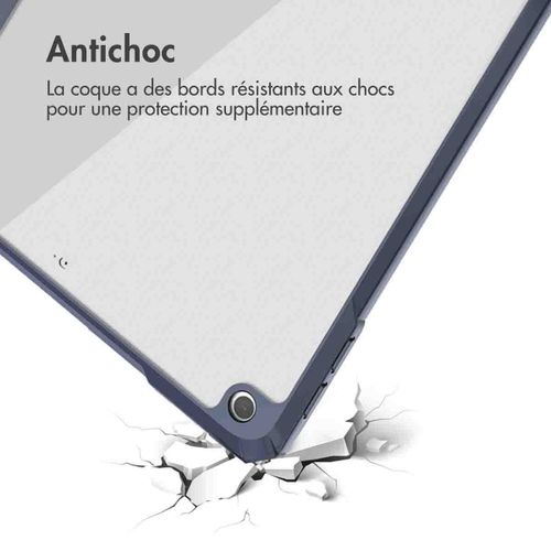 Imoshion Coque Tablette Rigide Trifold Ipad 9 (2021) 10.2 Pouces / Ipad 8 (2020) 10.2 Pouces / Ipad 7 (2019) 10.2 Pouces Bleu Fonc