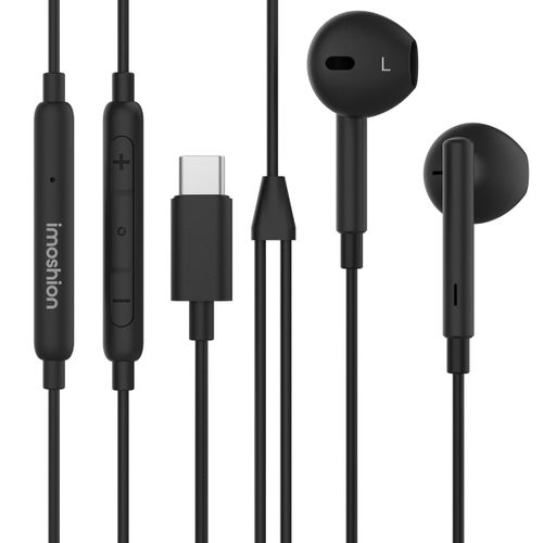 iMoshion Ecouteurs Ecouteurs filaires Connexion USB-C Noir