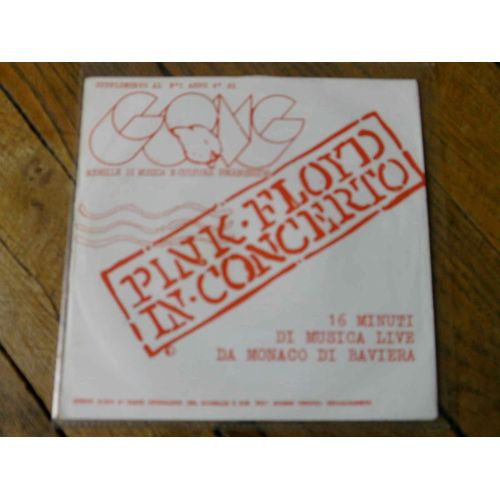 In Concerto Ep A1  Green Isin Concerto Ep Live 70s  Careful With That Axe, Eugene, The Embryo, Set The Controls For The Heart Of The Sun  - Pink Floyd