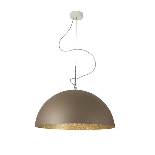 In-Es.Artdesign Lampe  Suspension Mezza Luna 1 (Bronze / Or - Laprene, Acier Et Nebulite)