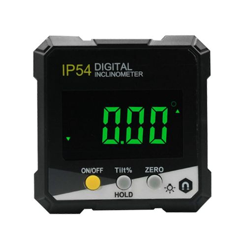 Inclinomtre Numrique 4x90 Mesure Ip54 cran Lcd Affichage Numrique Magntique Jauge DAngle Jaune Dlw30d