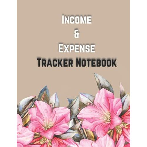 Income & Expense Tracker Notebook: Simple Accounting Ledger Book To Keep Record Your Daily Earnings And Expenses With 120 Numbered Pages, 8.5 X 11 Inches, Large Print   de Itz Rony  Format Broch 