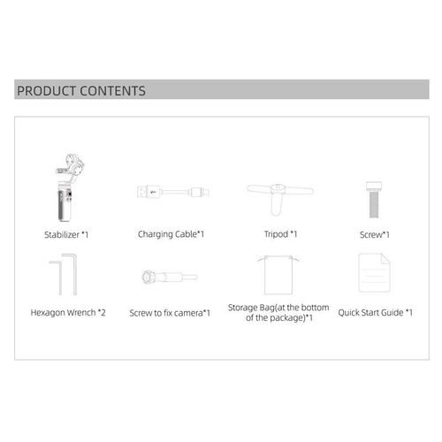 INElle-Stabilisateur de cardan pour camra d'action FALBurgos Plus,dterminer pour OSMO Insta360 GoPro fore11 10 9/8/7/6,3 axes anti-tremblement sans fil - Type FALCON plus
