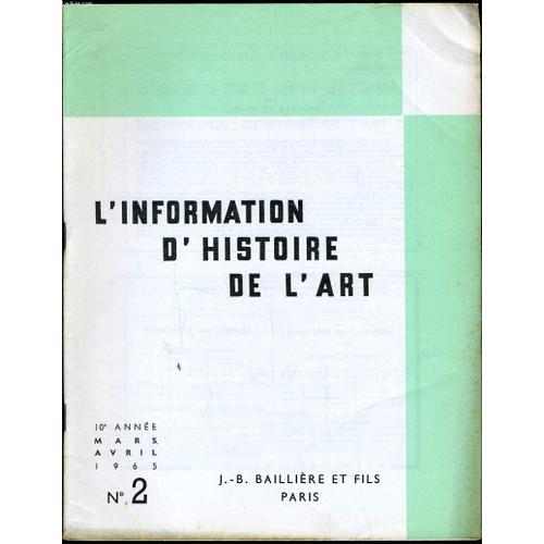 Information D'histoire De L'art N2 : Grands Problmes De La Mosaque Au Ive Sicle - Sur La Tapisserie Contemporaine de P Bonnet Grant