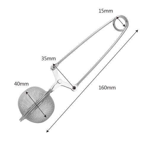 Infuseur  Th, Cratif, Pratique, Avec Clip De Poigne Et Fuite De Th, En Acier Inoxydable, Maille Boule De Th, Filtre, Ustensile De Cuisine Durable, 2020