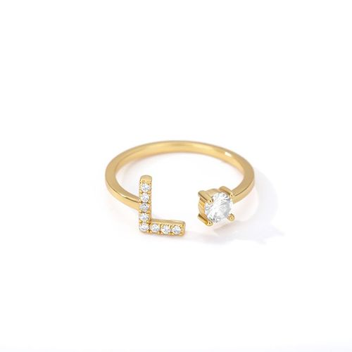 Initiale A-Z 26 Lettre Bague Pour Femmes Couple Fianailles Bijoux De Mariage Hommes Charme Bague Cadeau De Nol Zcomprend Sur Incrustation Rglable