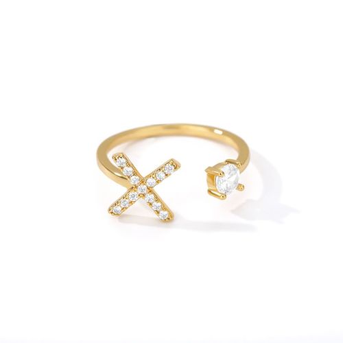 Initiale A-Z 26 Lettre Bague Pour Femmes Couple Fianailles Bijoux De Mariage Hommes Charme Bague Cadeau De Nol Zcomprend Sur Incrustation Rglable