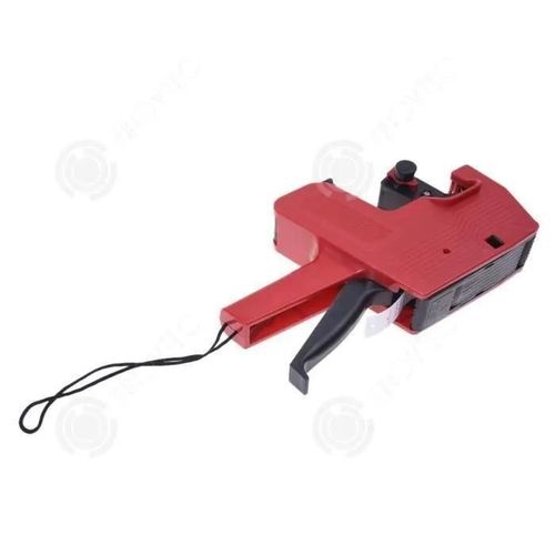 Inn Mx-5500 - Pistolet  tiquettes De Prix Eos  8 Chiffres + 500 tiquettes Blanches Avec Lignes Rouges + 1 Pouce Manuel Prix Mac
