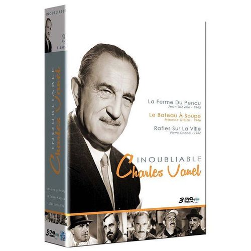 Inoubliable Charles Vanel : La Ferme Du Pendu + Le Bateau  Soupe + Rafles Sur La Ville - Pack de Jean Drvil