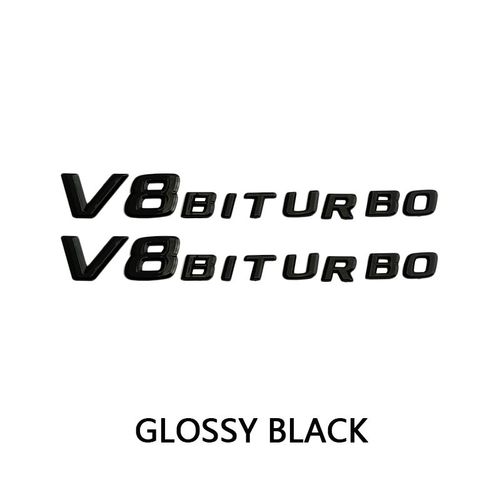Insigne D'emblme D'aile De Voiture,V8 Biturbo 4mtransit +,Mazda Cx5,Golf 7,Chevrolet Cruze,Bmw X5,E70,Fj Cruiser,Ford Mondeo Bros - Type V8 Biturbo #B