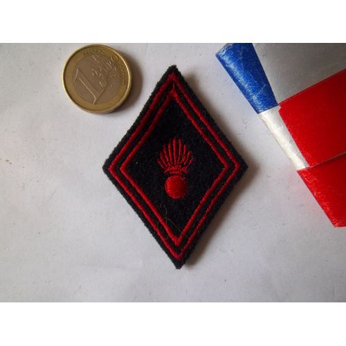 Insigne Losange Tissu Modle 1945 Patch R.I Rgiment Infanterie