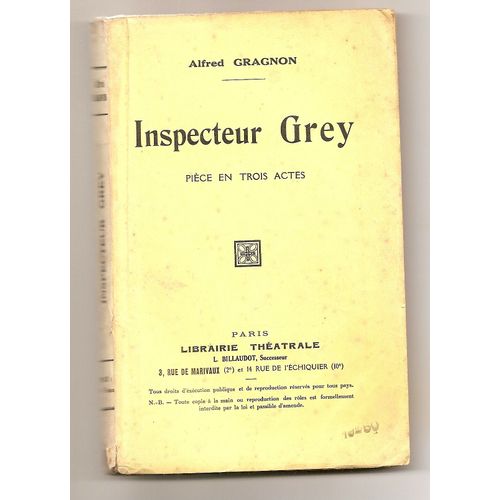 Inspecteur Grey   de alfred gragnon