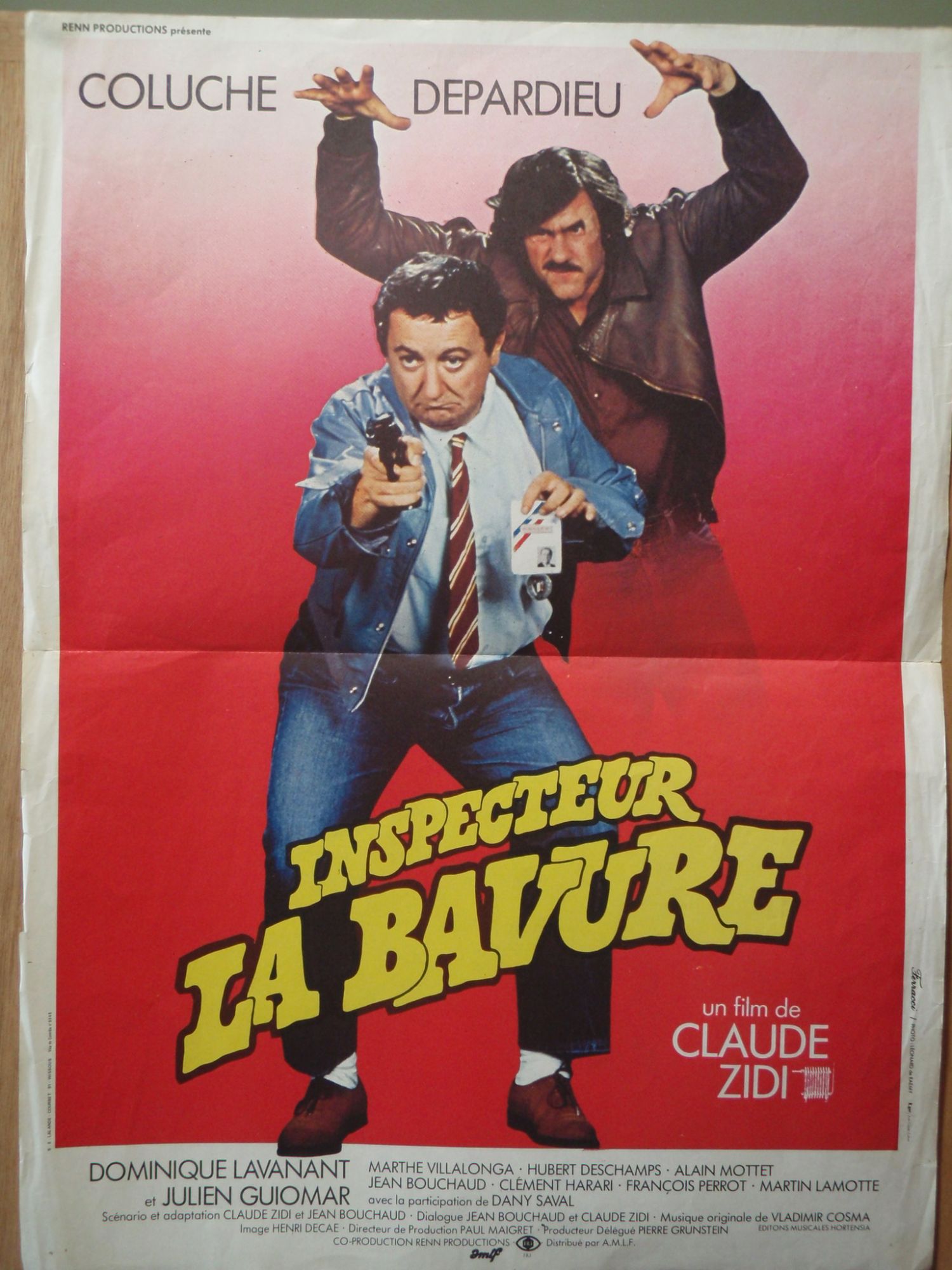 Inspecteur La Bavure 1980 Claude Zidi Coluche Gerard Depardieu Ferracci Rakuten