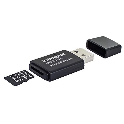 Integral - Lecteur de carte (microSD, microSDHC, microSDXC, microSDHC UHS-I, microSDXC UHS-I)