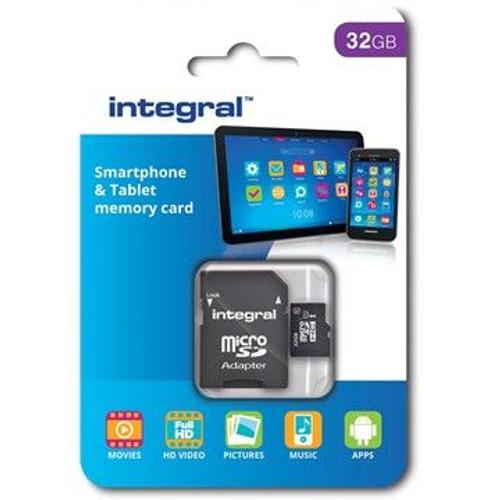Integral Smartphone and Tablet - Carte mmoire flash (adaptateur microSDHC