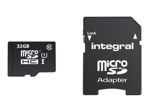 Integral UltimaPro - Carte mmoire flash (adaptateur microSDHC