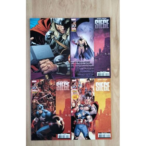 Intgralit Des 4 Numros De Sige (Marvel 2010/2011) . Le Premier Est En dition Variant.