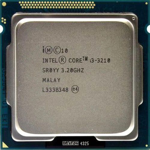 Intel Core i3 3210 3.2GHz 2 coeurs 4 filetages 22nm LGA 1155 55W