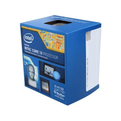 Intel Core i3-4150 - Core i3 4e generation Haswell Dual-Core 3,5 GHz LGA 1150 54 W Intel HD Graphics 4400 Processeur d'ordinateur de bureau