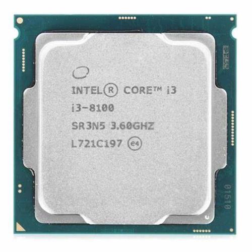 Intel Core i3 8100 3.6GHz 4 coeurs 4 filetages 14nm LGA 1151 65W