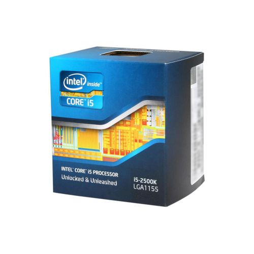 Intel Core i5-2500K - Core i5 2e generation Sandy Bridge Quad-Core 3,3 GHz (3,7 GHz Turbo Boost) LGA 1155 95 W Processeur Intel HD Graphics 3000 pour ordinateur de bureau