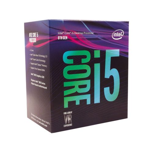 Intel Core i5 8e generation - Core i5-8500 Coffee Lake 6 coeurs 3,0 GHz (4,1 GHz Turbo) LGA 1151 (serie 300) 65 W Processeur d'ordinateur de bureau Intel UHD Graphics 630