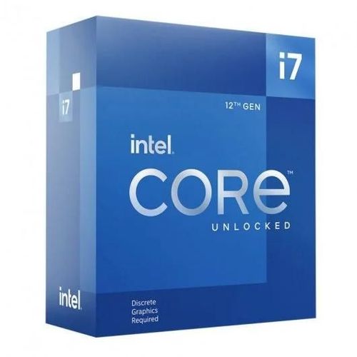 INTEL Core i7-12700KF 3.6GHz LGA1700 25M Cache No Graphics Box CPU