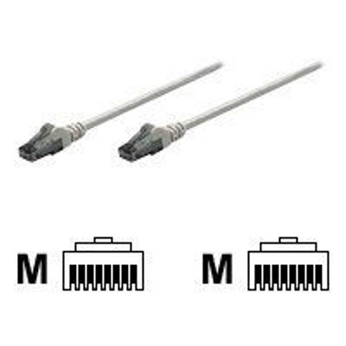 INTELLINET Netzwerkkabel Cat6 U/UTP 15m Grau RJ-45