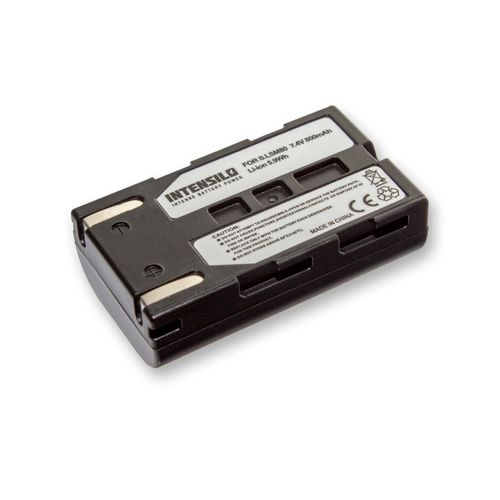 INTENSILO Li-Ion Batterie 800mAh (7.4V) pour appareil photo, camscope Samsung VP-D361W, VP-D362, VP-D364W, VP-D371 comme SB-LSM80, SB-LSM160.