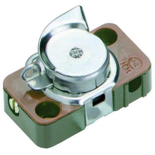 interBr Interrupteur  tirette  encastrer, guide-cble  large bande, Bouton + interrupteur, Marron