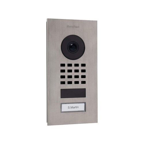 Interphone Vido Ip Doorbird Doorbird Ip Video Trstation D1101v Unterputz 423866782 Wi-Fi Set Complet 1 Foyer Argent Bross