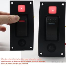 Pack De 2 Interrupteurs à Bascule Marine 12V 20A - Avec LED Rouge - Marche/Arrêt - Pour Bateau, Camping-car
