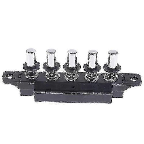 Interrupteur  bouton enfichable  cinq positions pour hotte de cuisinire Interrupteur  cinq positions argent - JZ