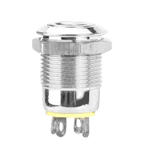 Interrupteur A Bouton Metallique A Reinitialisation Automatique 12 V 3 A A12-10d Edy Power Symbol