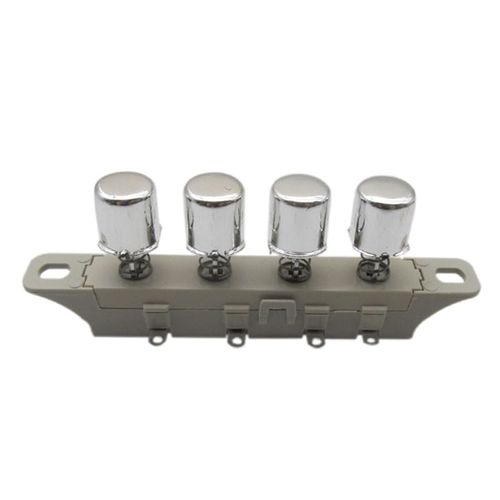Interrupteur  bouton-poussoir de Type Piano, prise  cinq positions, AC 250V 1A pour hotte de cuisinire, interrupteur argent 425B  quatre vitesses