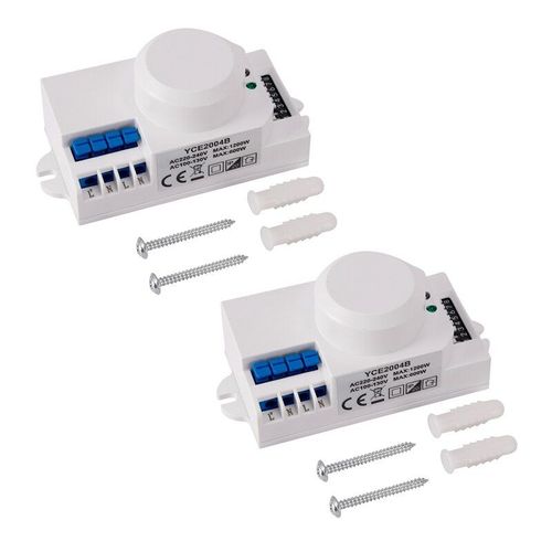 interrupteur de lumire  Induction, capteur de mouvement  micro-ondes, Vibration, 2x220V, 360 degrs